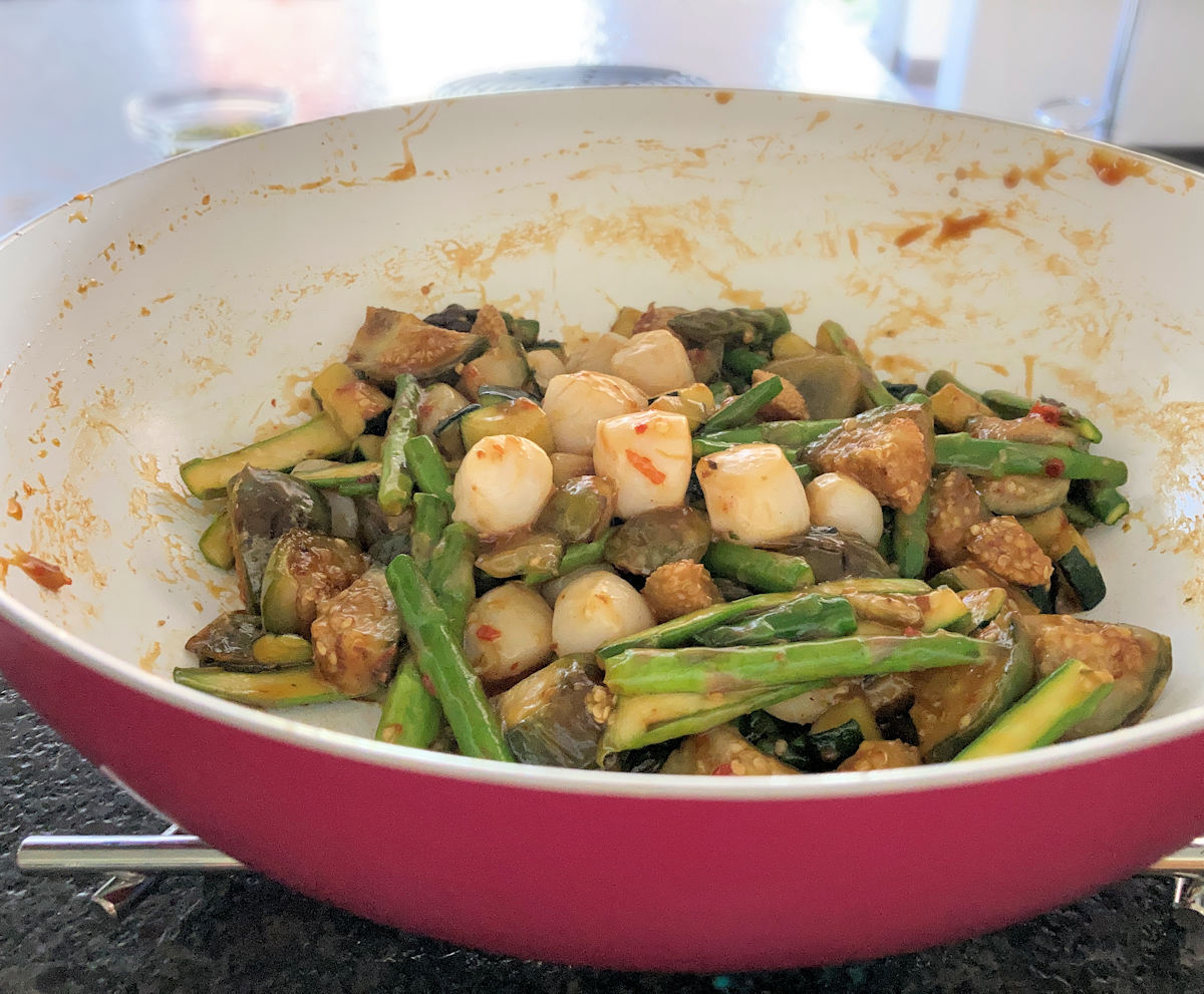 Scallops And Asparagus Stir Fry Recipe Cuisine Fiend